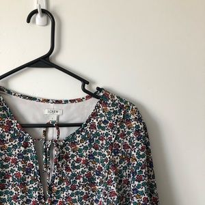 J Crew Floral Shift Dress